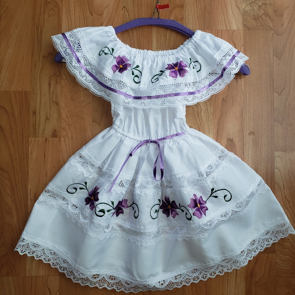 Little girls Mexican dress